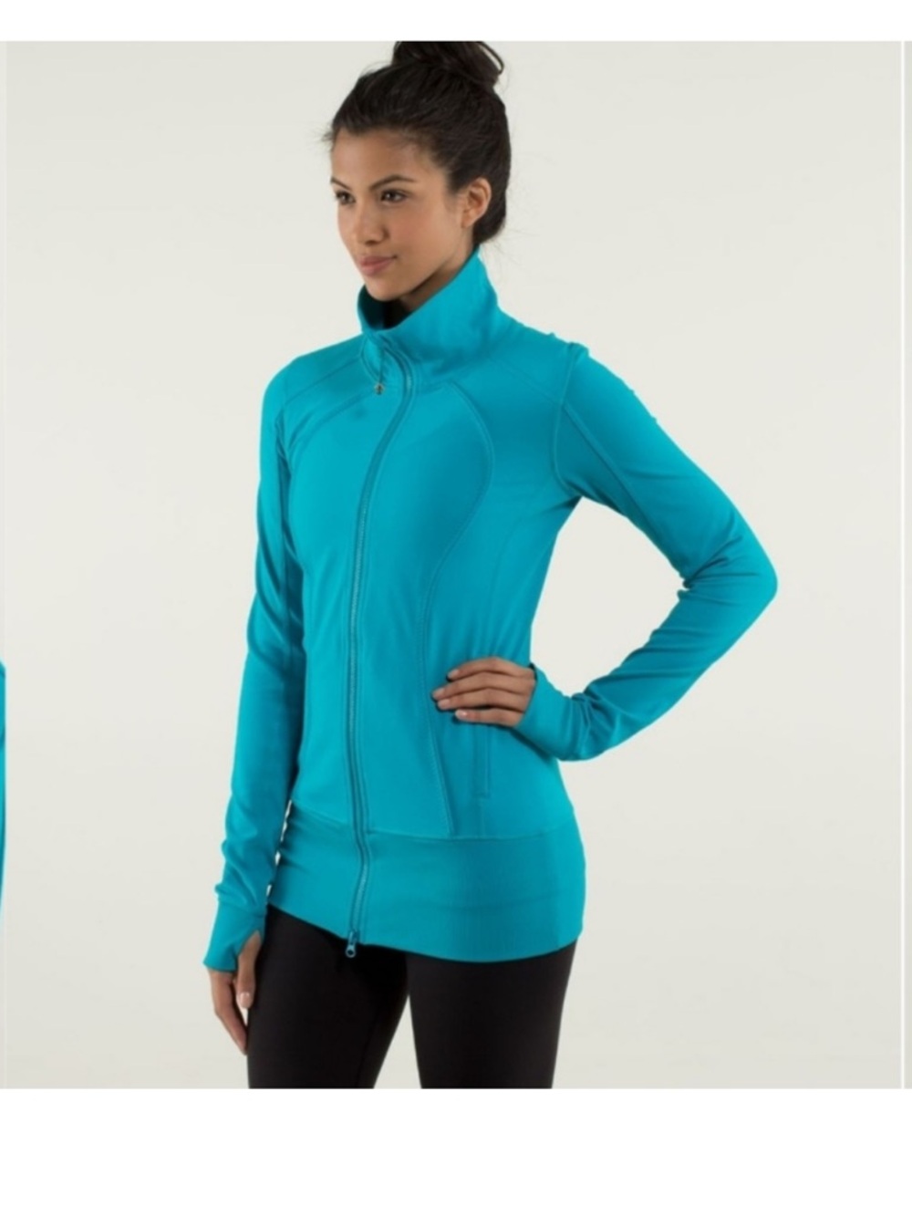 lululemon blue fitted jacket